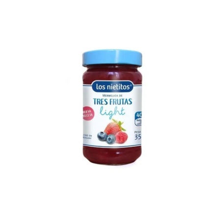 MERMELADA 3 FRUTAS LIGHT LOS NIETITOS 350 GR