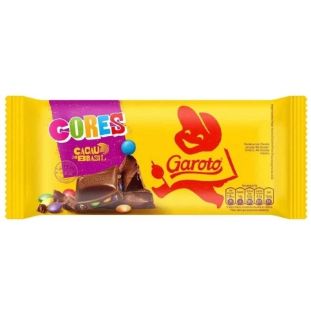 CHOCOLATE GAROTO JUMBO COLORES 80 GR