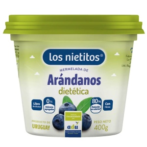 MERMELADA ARANDANOS 0% AZUCAR LOS NIETITOS 400 GR