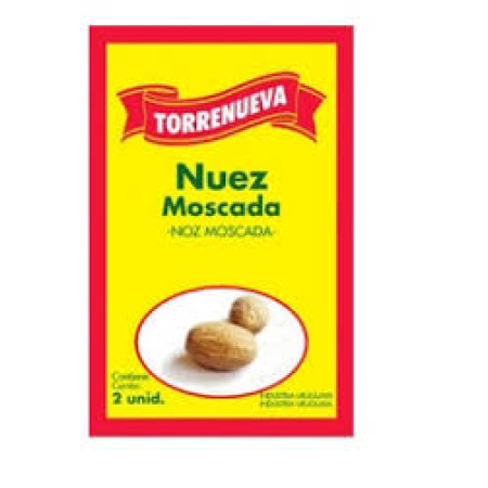NUEZ MOSCADA EN GRANO TORRENUEVA X 2
