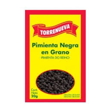 PIMIENTA NEGRA EN GRANO TORRENUEVA 20 GR.