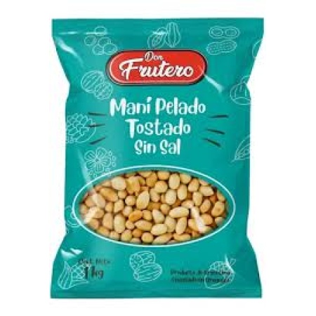 MANI PELADO SIN SAL DON FRUTERO 1 KG.