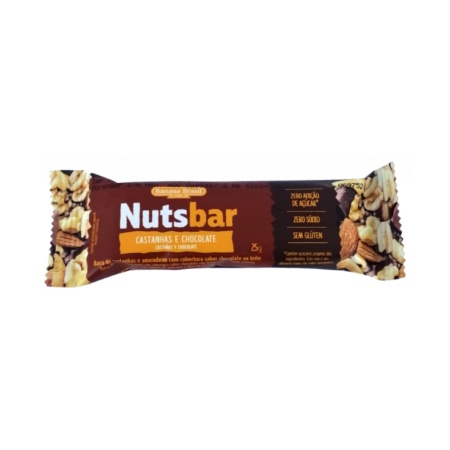 CEREAL CHOCOLATE NUTS BAR 25 GR.