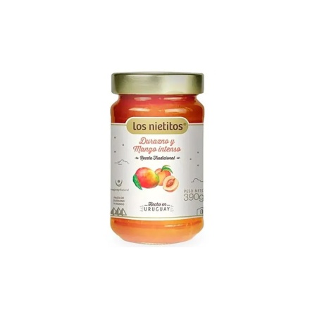 MERMELADA DURAZNO-MANGO LOS NIETITOS 390 GR