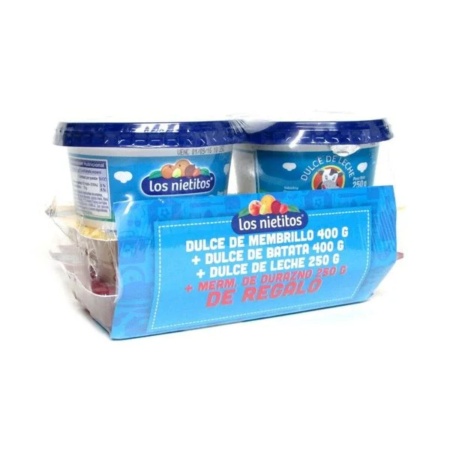 PACK LOS NIETITOS -DULCES Y MERMELADAS + REGALO