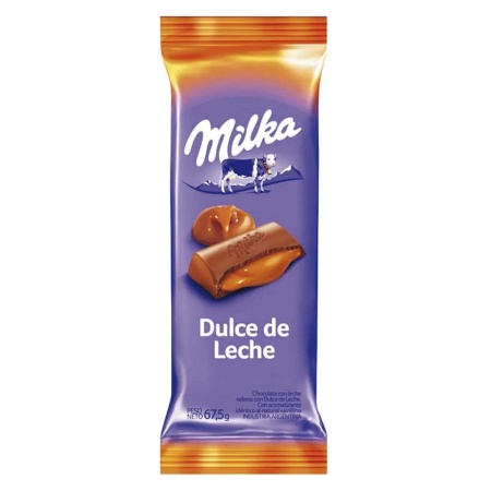CHOCOLATE MILKA DULCE DE LECHE 67 GR