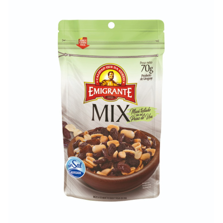 MIX MANI SIN SAL EL EMIGRANTE + PASAS 80 GR