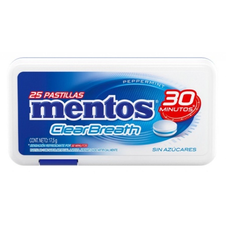 PASTILLAS MENTOS PEPPERMINT X 25