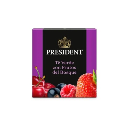 TE PRESIDENT VERDE CON FRUTOS.DEL BOSQUE X 10 SOBRES