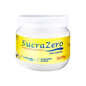 ENDULZANTE SUCRA ZERO POLVO 170 GR