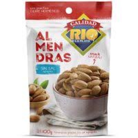 ALMENDRAS PELADAS SIN SAL RIO DE LA PLATA 100 GR.