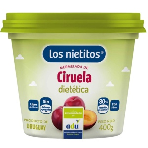 MERMELADA CIRUELA 0% LOS NIETITOS 400 GR