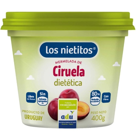 MERMELADA CIRUELA 0% LOS NIETITOS 400 GR