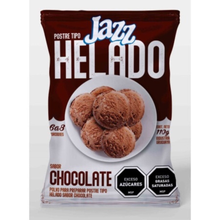 HELADO EN POLVO CHOCOLATE JAZZ 100 GR.