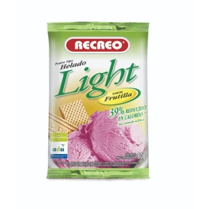 HELADO RECREO LIGHT FRUTILLA 80 GR.
