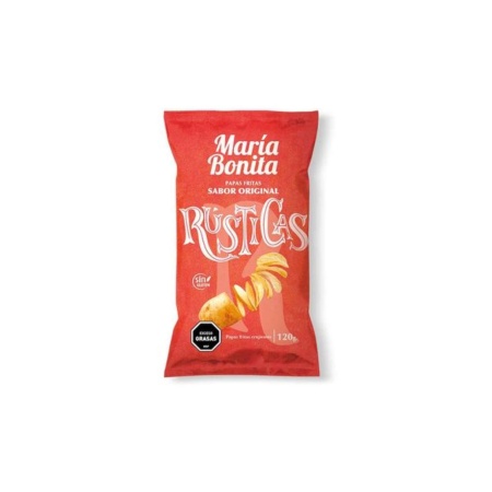 PAPAS FRITAS MARIA BONITA RUSTICAS 120 GR