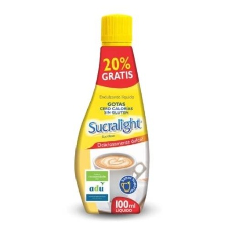 EDULCORANTE SUCRALIGHT GOTAS 100 ML.
