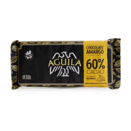 CHOCOLATE AGUILA TAZA 60% CACAO 150 GR