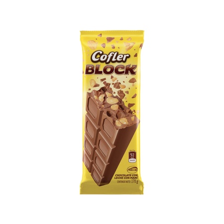 CHOCOLATE COFLER BLOCK 170 GR.