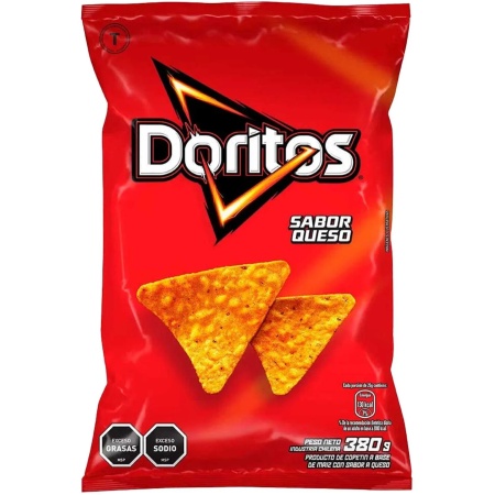 DORITOS QUESO 380 GR