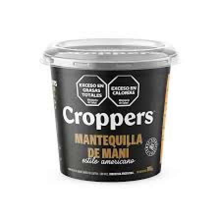 MANTEQUILLA DE MANI CROPPERS 305 GR.
