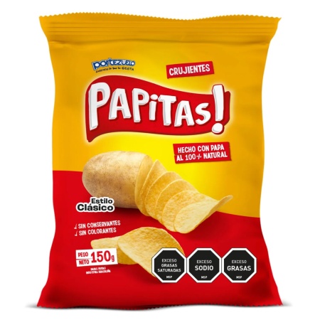 PAPAS FRITAS PORTEZUELO 150 GR.