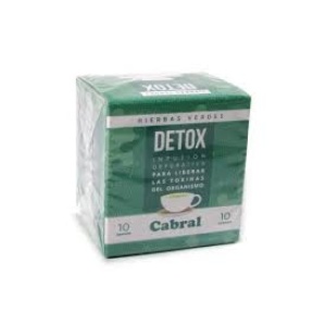 TE CABRAL DETOX CAJA X 10 SOBRES