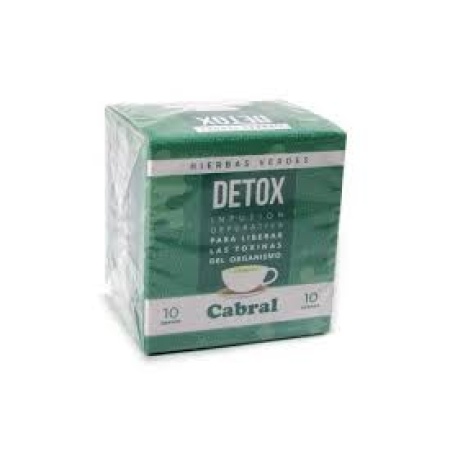 TE CABRAL DETOX CAJA X 10 SOBRES
