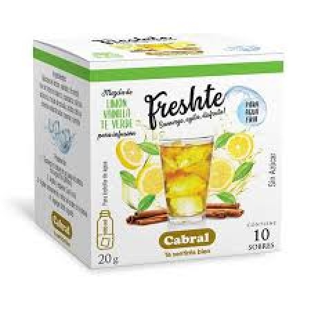 TE CABRAL FRESHTE LIMON/VAINILLA CAJA X 10 SOBRES
