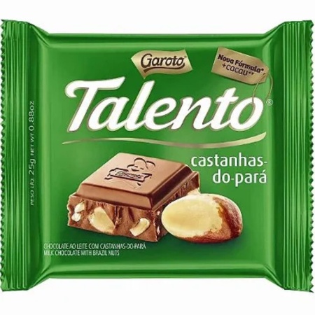 CHOCOLATE MINI TALENTO CASTAÑAS 25 GR