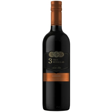 VINO SANTA RITA 3 MEDALLAS CARMENERE 750 ML}