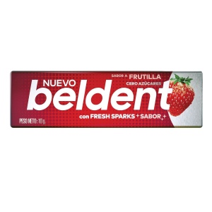 GOMA DE MASCAR BELDENT FRUTILLA