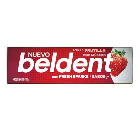 GOMA DE MASCAR BELDENT FRUTILLA
