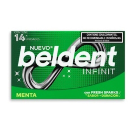 GOMA MASCAR BELDENT INFINIT VERDE X 14