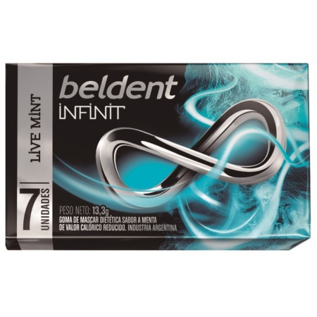 GOMA MASCAR BELDENT INFINIT SPEARMINT X 7