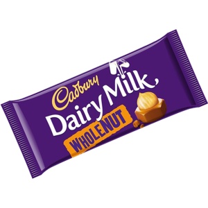 CHOCOLATE CADBURY WHOLENUT 180 GR
