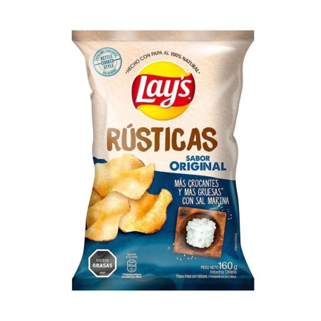PAPAS FRITAS LAYS RUSTICA 160 GR