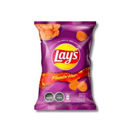 PAPAS FRITAS LAYS FLAMING HOT 86 GR
