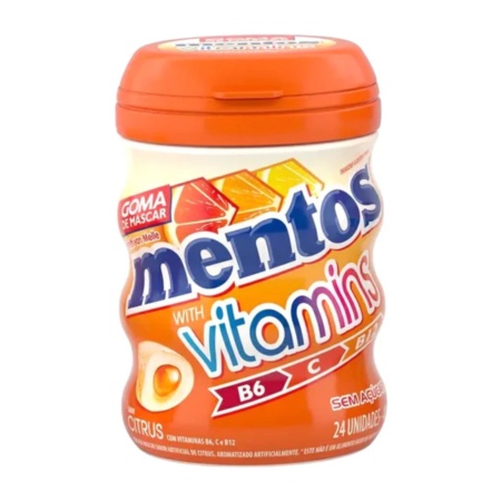 GOMA MASCAR MENTOS VITAMINS 56 GR