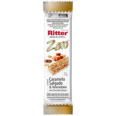 CEREAL RITTER ZERO.CARAMELO SALADO ALMENDRA/CHOCOLATE BLANCO