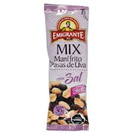 MIX PASAS+MANI CON SAL EL EMIGRANTE STICK 30 GR