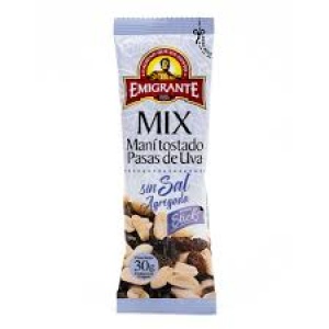 MIX PASAS+MANI SIN SAL EL EMIGRANTE STICK 30 GR