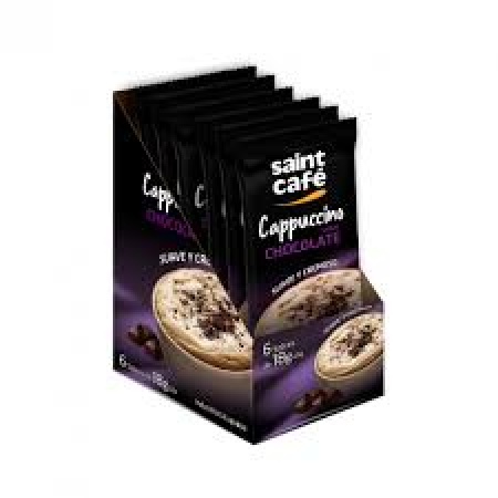 CAFE SAINT CAPUCCINO CHOCOLATE X 6 SOBRES
