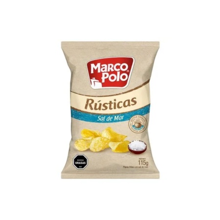 PAPAS RUSTICAS MARCOPOLO CON SAL MARINA 115 GR