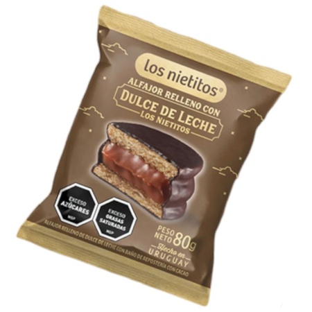 ALFAJOR LOS NIETITOS DULCE DE LECHE 80 GR