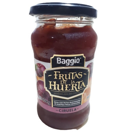 MERMELADA CIRUELA BAGGIO 454 GR
