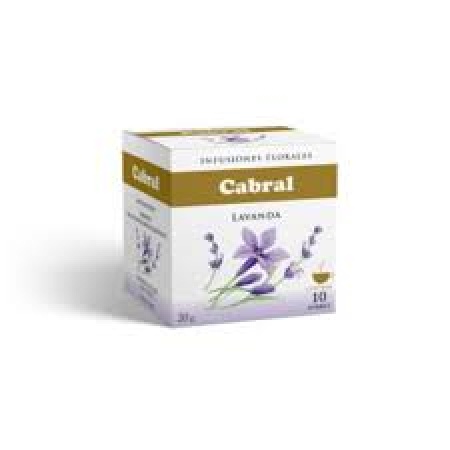 TE CABRAL LAVANDA CAJA X 10 SOBRES