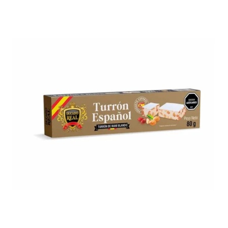 TURRON DE MANÍ BLANDO DUCADO REAL 80 GR-