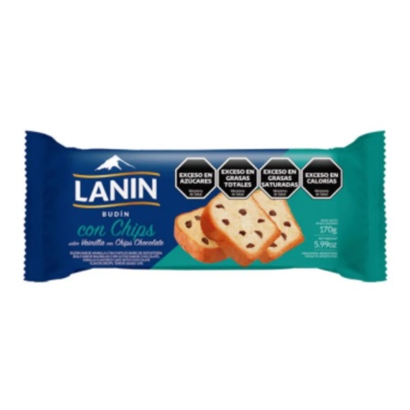BUDIN LANIN VAINILLA CON CHIPS DE CHOCOLATE 170 GR