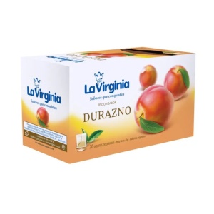 TE LA VIRGINIA DURAZNO X 20 SOBRES